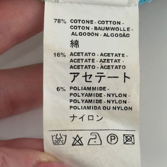 Missoni Signature Striped Knit Mini Dress Sheer Shredded Back US 8 Festival Club - Picture 9 of 10